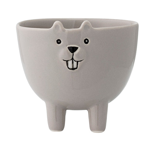 BLOOMINGVILLE MINI - Tjalfe Grey Beaver Stoneware Jar